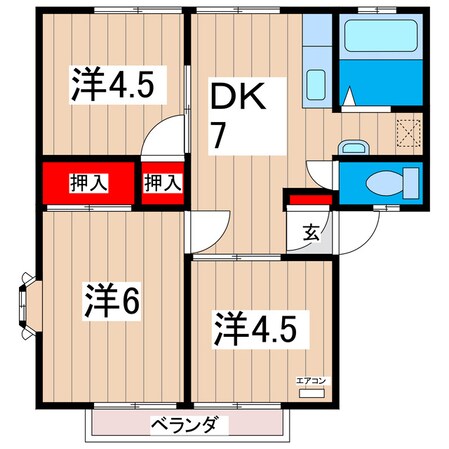 セルシオⅠの物件間取画像